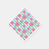 Wassermelone Serviette (Ecke)