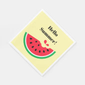 Wassermelone Serviette (Ecke)