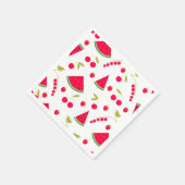 Wassermelone Serviette (Ecke)