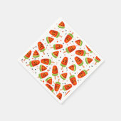 Wassermelone Serviette (Ecke)