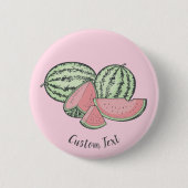 Wassermelone Sketches Button (Vorderseite)