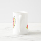 Wassermelone Slice 2 Porzellantasse (Rückseite)