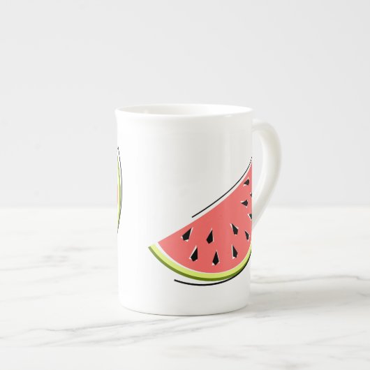Wassermelone Slice 2 Porzellantasse (Vorderseite Rechts)