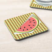 Wassermelone Slice Getränkeuntersetzer (Linke Seite)