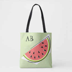 Wassermelone Slice Green Tasche