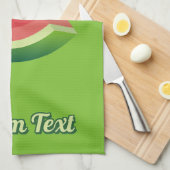 Wassermelone Slice Handtuch (Viertel Falte)