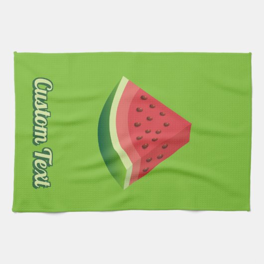 Wassermelone Slice Handtuch (Horizontal)