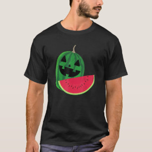 Wassermelone Slice Melon Lazy Halloween Kostüm T-Shirt