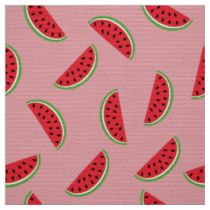 Wassermelone Slice Nahtloses Muster Stoff