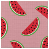 Wassermelone Slice Nahtloses Muster Stoff (Nahaufnahme)