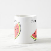 Wassermelone Slice Name Kaffeetasse (Mittel)