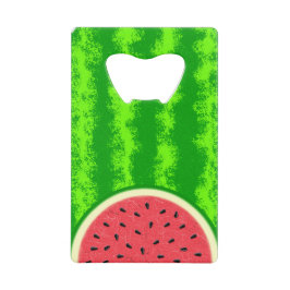 Wassermelone Slice Sommer Früchte mit Rind Geldkarten Flaschenöffner