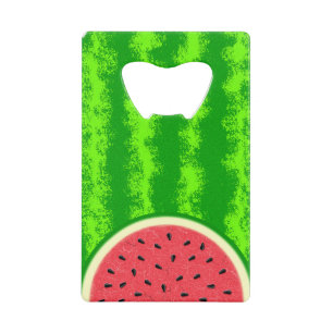 Wassermelone Slice Sommer Früchte mit Rind Geldkarten Flaschenöffner
