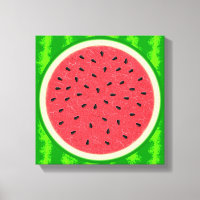 Wassermelone Slice Sommer Früchte mit Rind