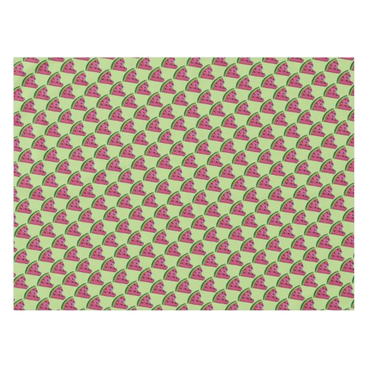Wassermelone Slices Juicy Pink Melon Picnic Print Tischdecke (Vorderseite (Horizontal))
