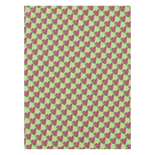 Wassermelone Slices Juicy Pink Melon Picnic Print Tischdecke (Vorderseite)
