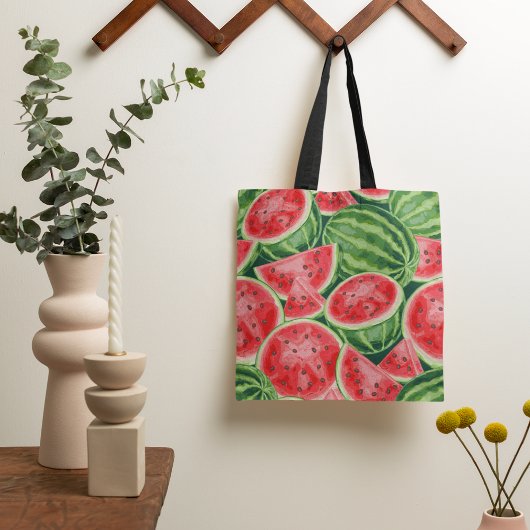 Wassermelone Slices Tote Bag Tasche