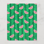 Wassermelone Slices Tropical Juicy Frucht Flyer (Hinten)