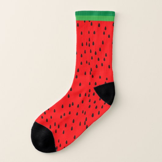 Wassermelone Socken (Links - Außen)