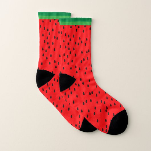 Wassermelone Socken (Paar)