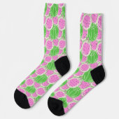 Wassermelone Socken (Linkes Detail)