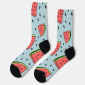 Wassermelone Socken (Linkes Detail)