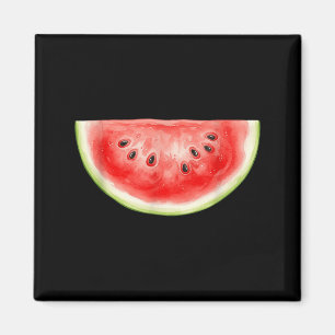Wassermelone Sommer Aquarell Fruchtscheibe Saftig Magnet