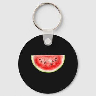 Wassermelone Sommer Aquarell Fruchtscheibe Saftig Schlüsselanhänger