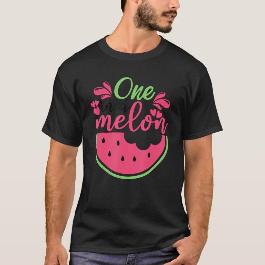Wassermelone Sommer Eins in einem Melonen Obst Coo T-Shirt (Vorderseite)
