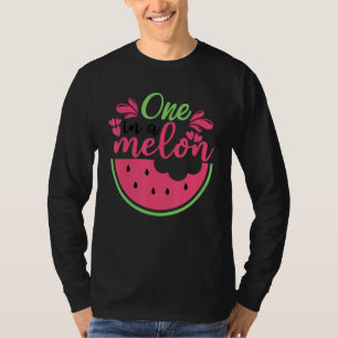 Wassermelone Sommer Eins In Einer Melone Frucht Kü T-Shirt