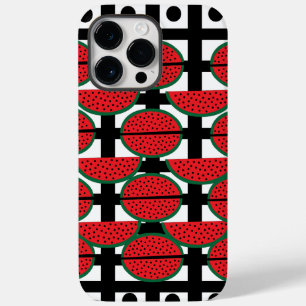 Wassermelone Sommer Frucht Geometrisches Muster    Case-Mate iPhone 14 Pro Max Hülle