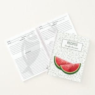 Wassermelone Sommer Frucht Scheiben Rezepte betite Notizblock