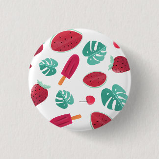 Wassermelone-Sommer-Knopf Button