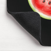 Wassermelone Sommer Wasserfarbe Fruchtscheibe Saft Mousepad (Ecke)