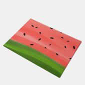 Wassermelone Sommerfertigkeit Fußmatte (Schrägansicht)