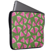 Wassermelone Sommerfruchtmuster Laptopschutzhülle (Vorne Rechts)