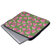 Wassermelone Sommerfruchtmuster Laptopschutzhülle (Vorne Knopf)