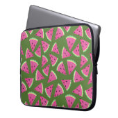 Wassermelone Sommerfruchtmuster Laptopschutzhülle (Vorderseite Links)