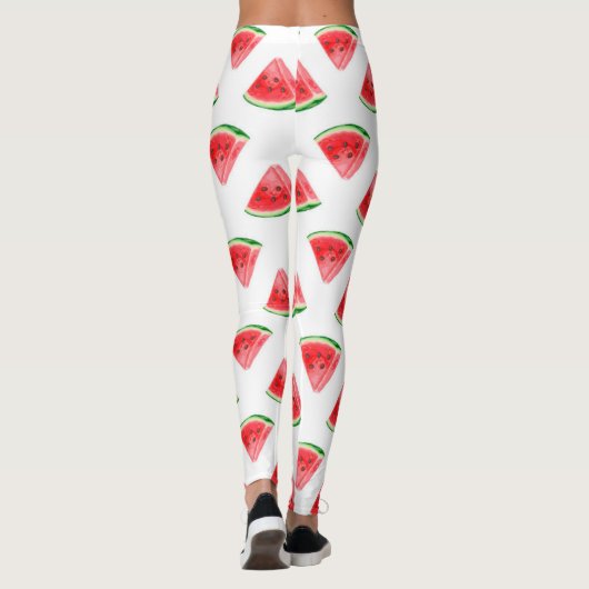 Wassermelone-Sommerkultur Leggings (Rückseite)