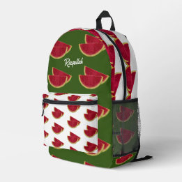 Wassermelone Spaß Positive Liebe Bedruckter Rucksack