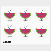 Wassermelone + Spruch - Sticker (Blatt)