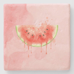 Wassermelone Steinuntersetzer