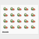 Wassermelone Stickers (Blatt)
