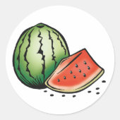 Wassermelone Stickers (Vorderseite)