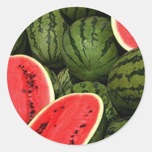 Wassermelone Stickers (Vorderseite)