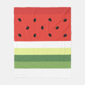 Wassermelone Streifen Decke (Vorderseite)