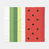 Wassermelone Streifen Decke (Vorderseite (Horizontal))