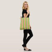Wassermelone Streifen Klassisch über Tote Tasche (Am Model)