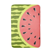 Wassermelone Streifen Pink Badematte (Vorderseite Vertikal)