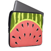 Wassermelone Streifen Pink Notebook-Ärmel Laptopschutzhülle (Vorne Rechts)
